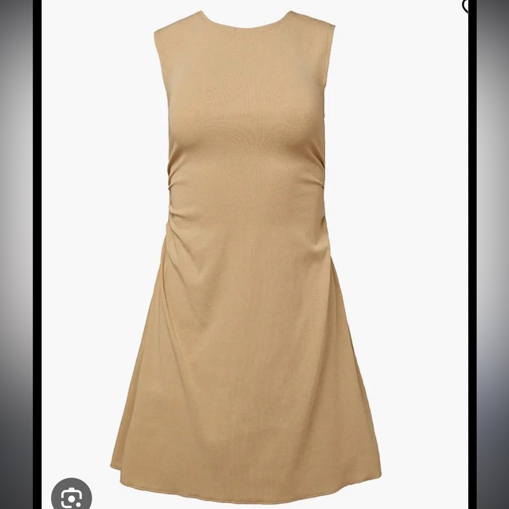 NWT WeWoreWhat Ruched Muscle Tank Mini Dress, size XS